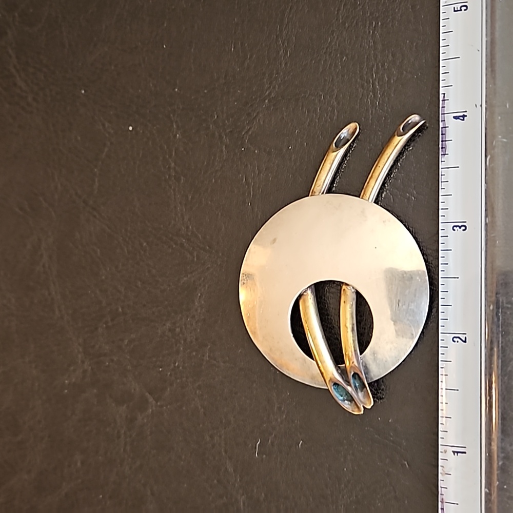 Vintage silver brooch - Picture 3 of 4